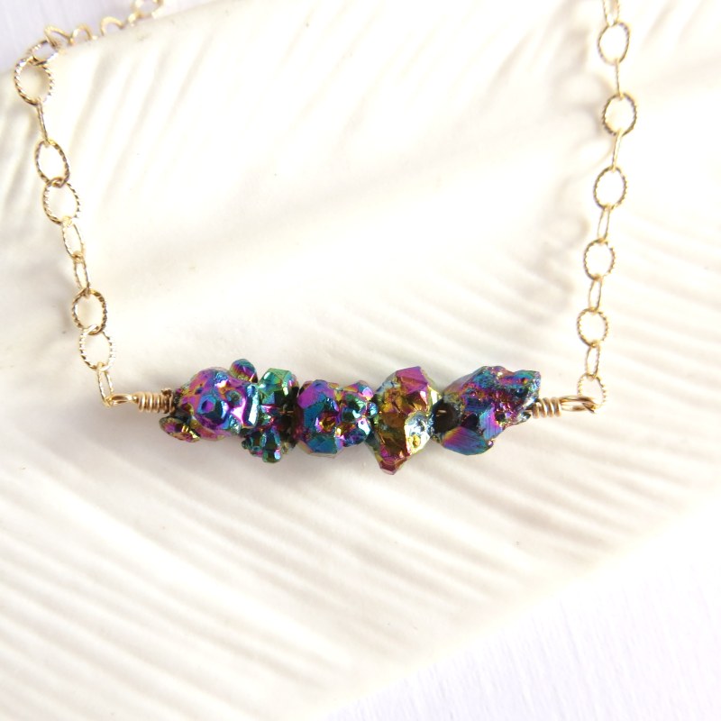 Titanium Quartz Necklace on Luulla